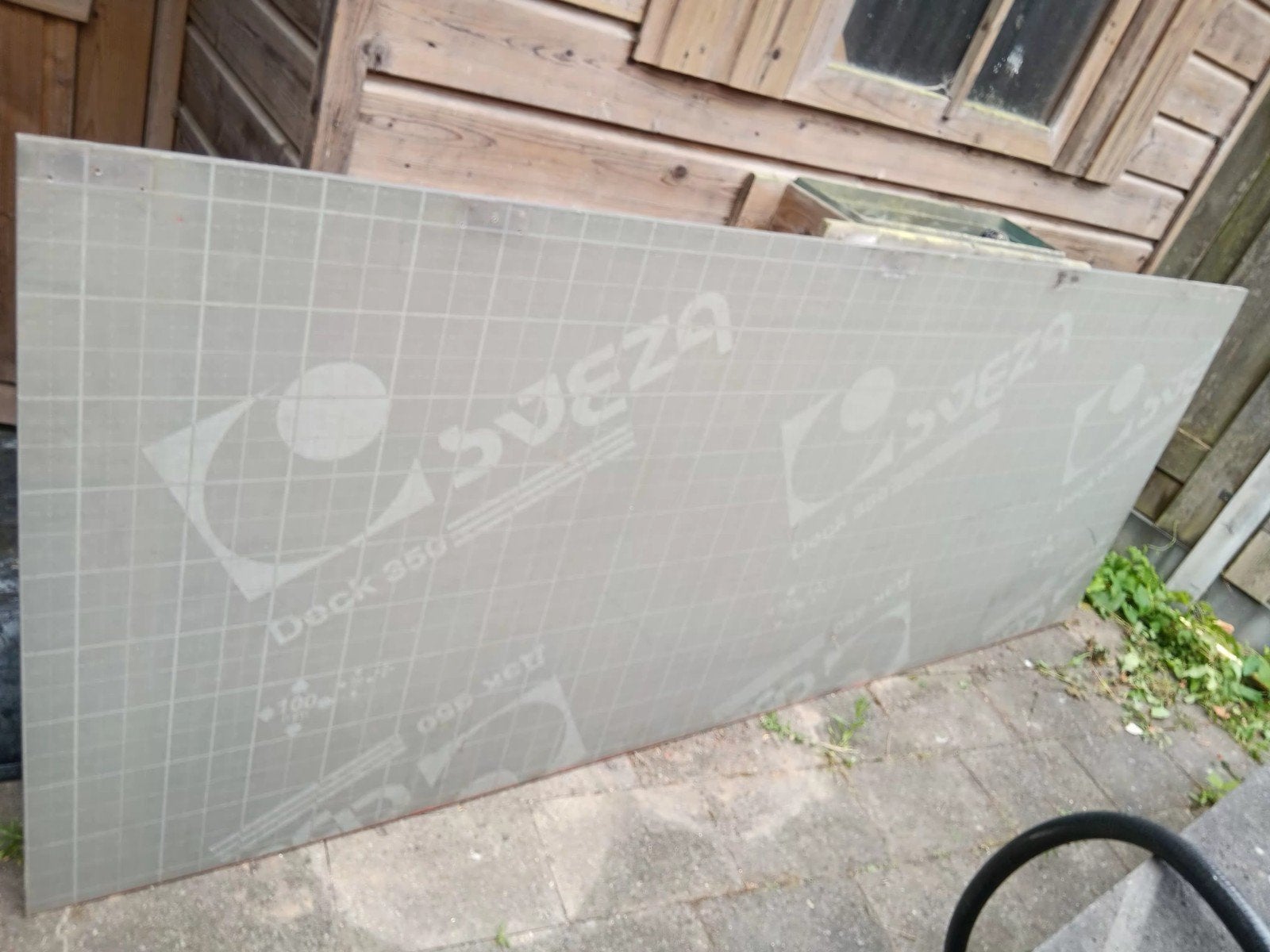 Sveza Betonplex plaat - Deck 350 grijs0 18dik 250 lang 97 br, Ophalen, Gebruikt, Betonplex, Minder dan 20 mm