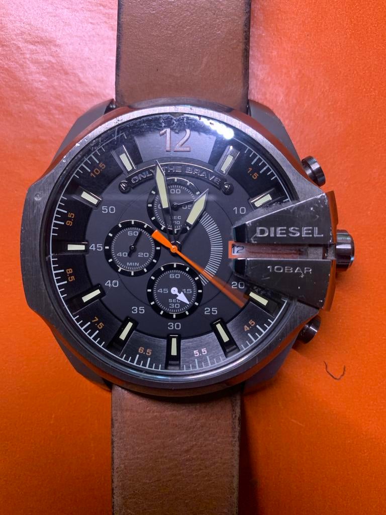Diesel Big Chief DZ4343 Herenhorloge - Stoer & Stijlvol, Ophalen of Verzenden