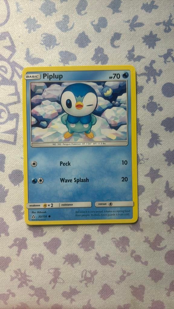 Piplup, Hobby en Vrije tijd, Verzamelkaartspellen | Pokémon, Ophalen of Verzenden, Zo goed als nieuw
