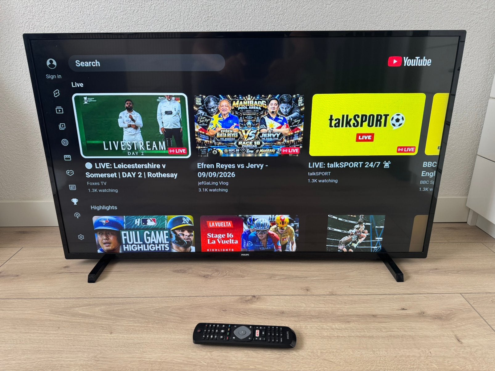 Philips smart televisie