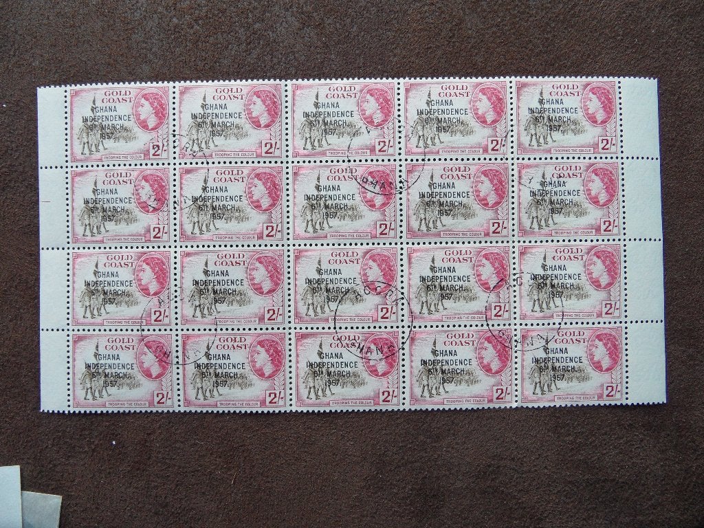 Postzegelvel Goudkust, Ophalen of Verzenden, Overige landen, Gestempeld