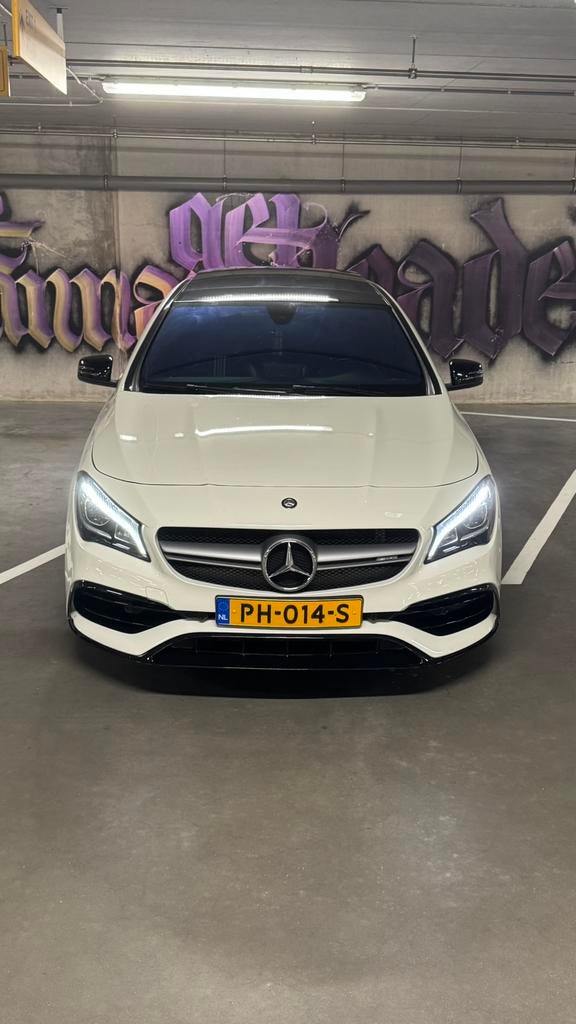 Mercedes-Benz CLA 180 AMG Night Edition Plus 2017 7G DCT, Auto's, CLA, 730 kg, 4 cilinders, Adaptive Cruise Control