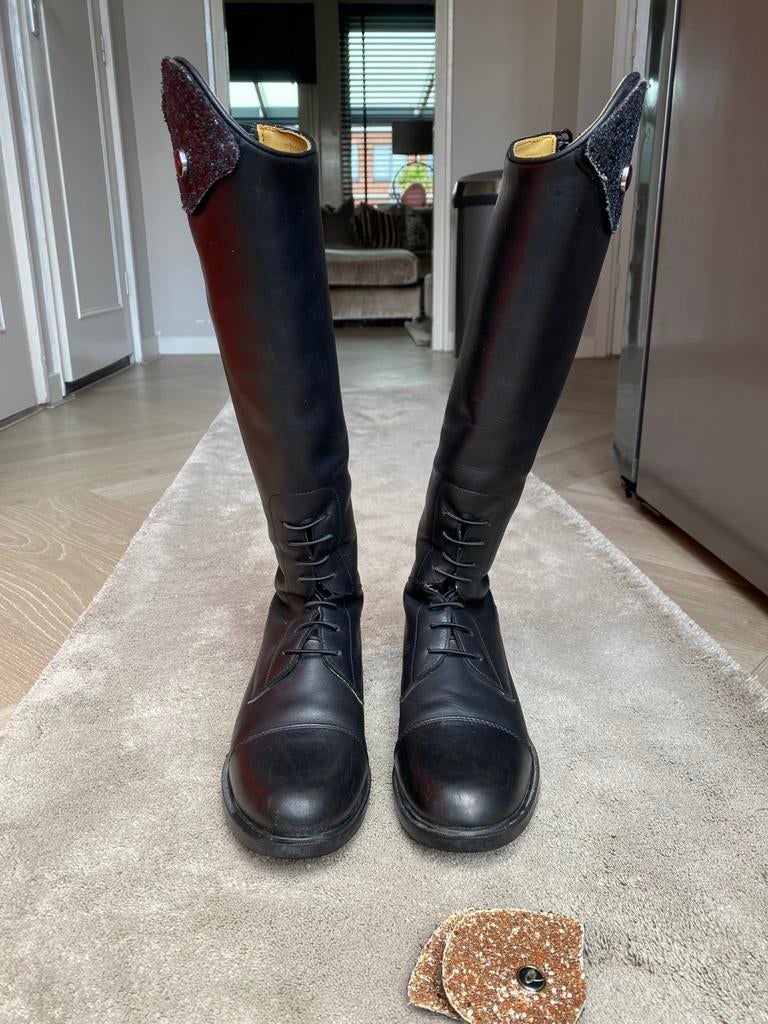 QHP paardrijlaarzen 38N, Ophalen, Gebruikt, Dressuur, Schoeisel