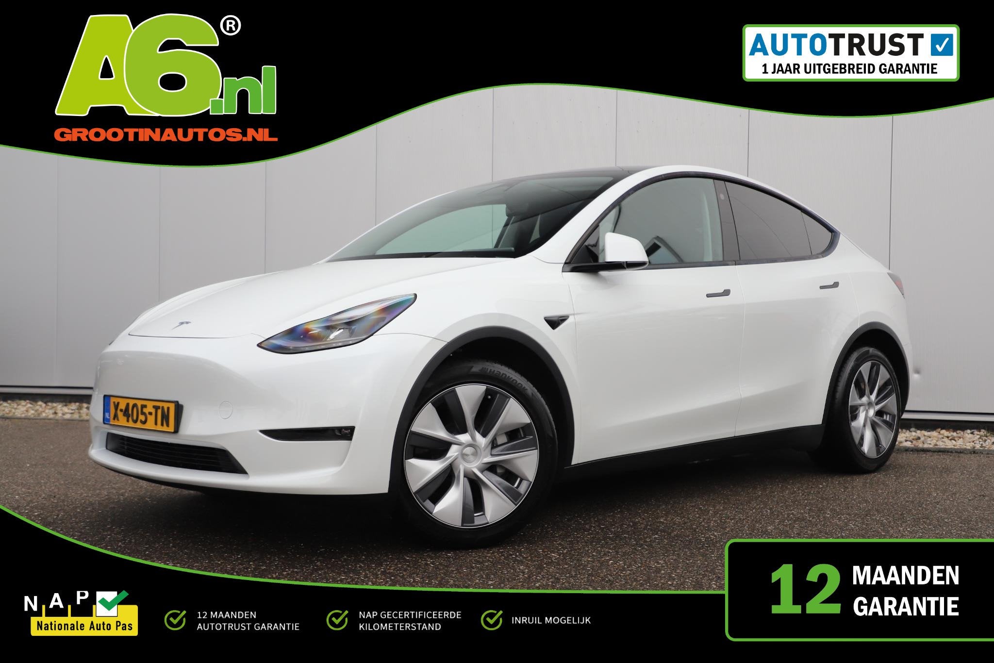 Tesla Model Y Long Range AWD 75 kWh Afneembare Trekhaak Pano