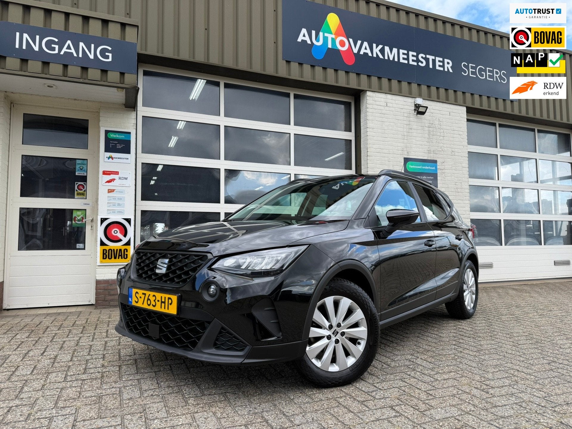 Seat Arona 1.0 TSI Style Business Intense|Carplay|NAP|, Auto's, Dealer onderhouden, Stof, Gebruikt, 95 pk