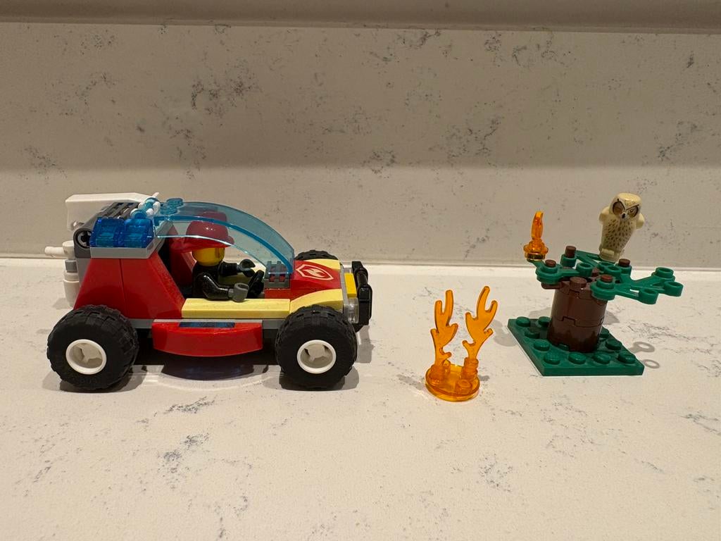 Lego City | brandweer bosbrand | compleet zgan | 60247, City, Lego, Ophalen of Verzenden, Zo goed als nieuw