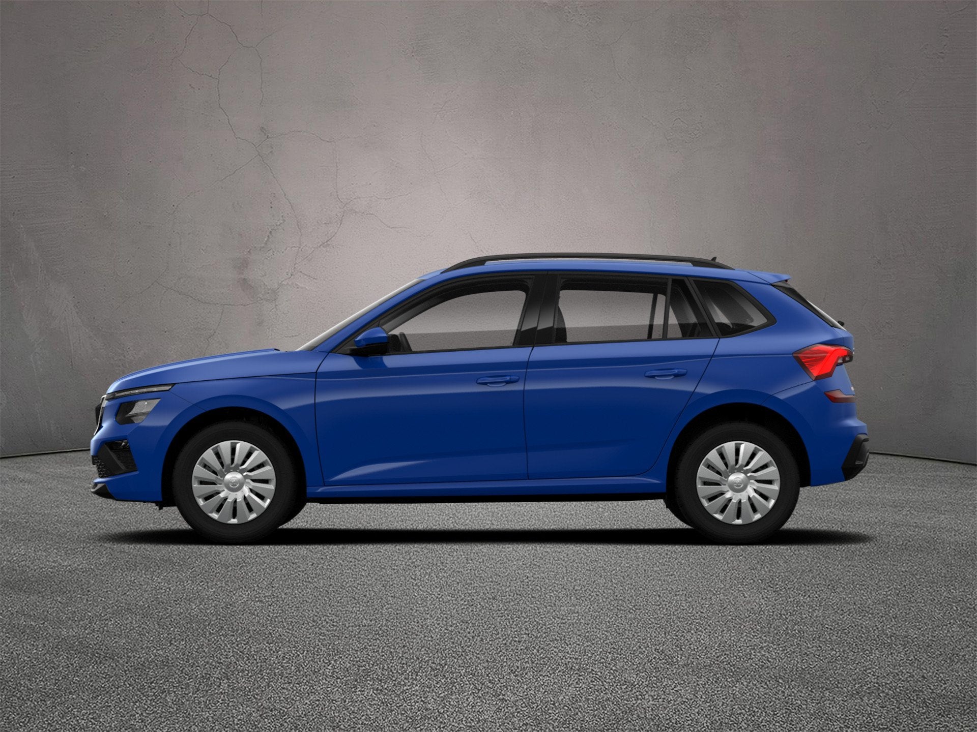 Skoda Kamiq 1.0 TSI Essence €399,- private lease, Auto's, Voorwielaandrijving, Stof, Euro 6, Blauw