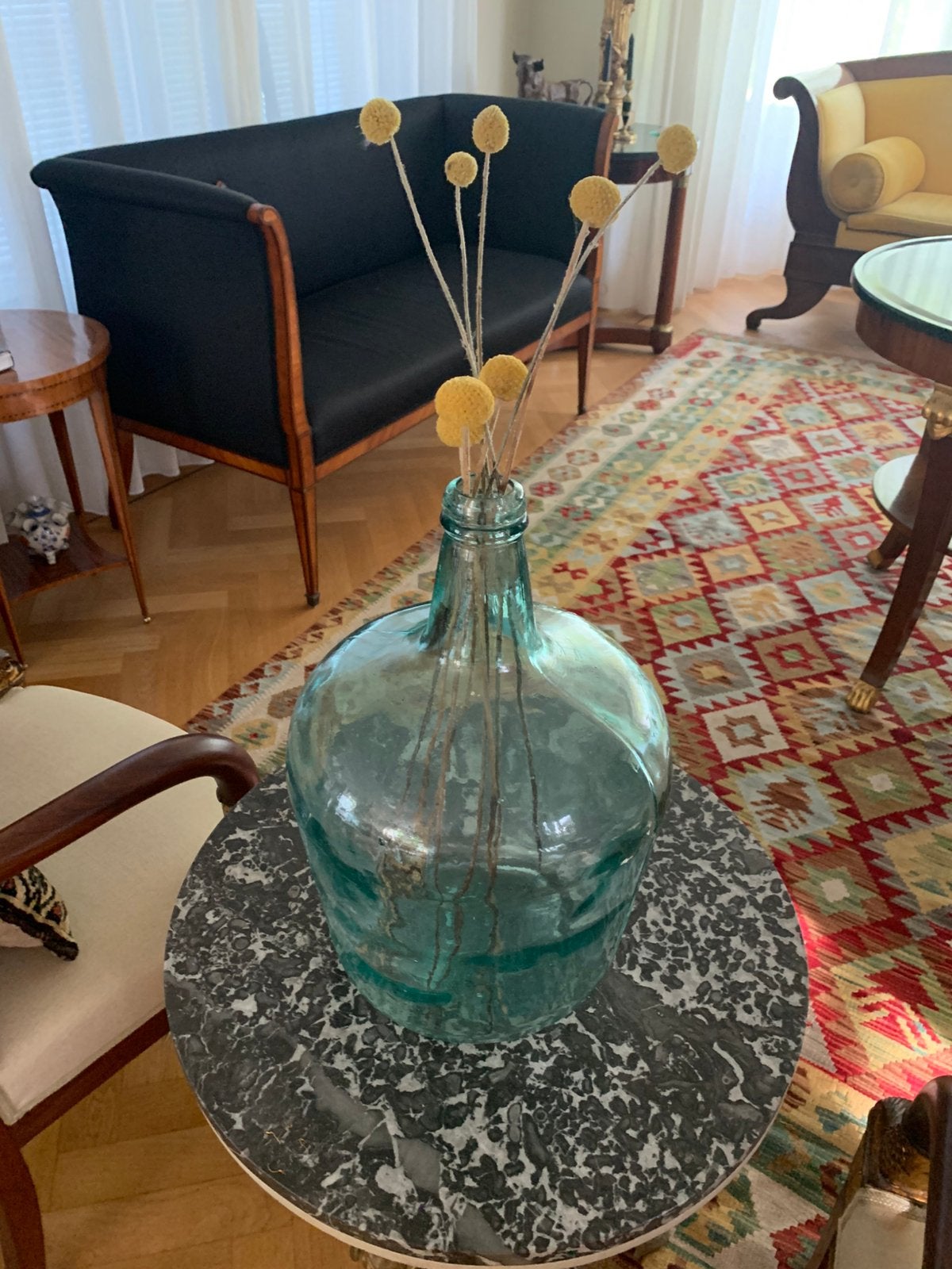 Wijnvaas 44 cm hoog, Huis en Inrichting, Ophalen of Verzenden, Zo goed als nieuw, Glas