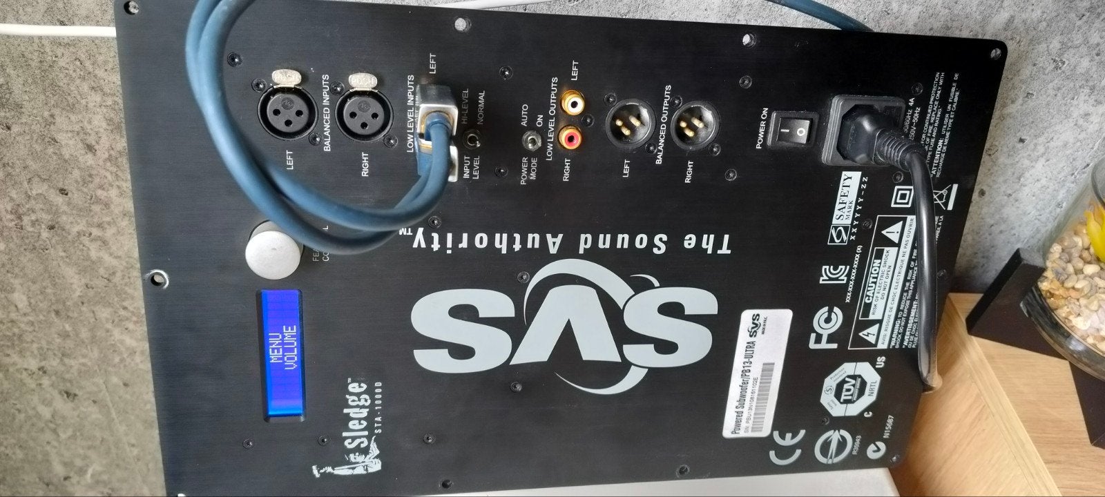 SVS PB13-ULTRA versterker, Ophalen of Verzenden, 120 watt of meer, Subwoofer, Overige merken