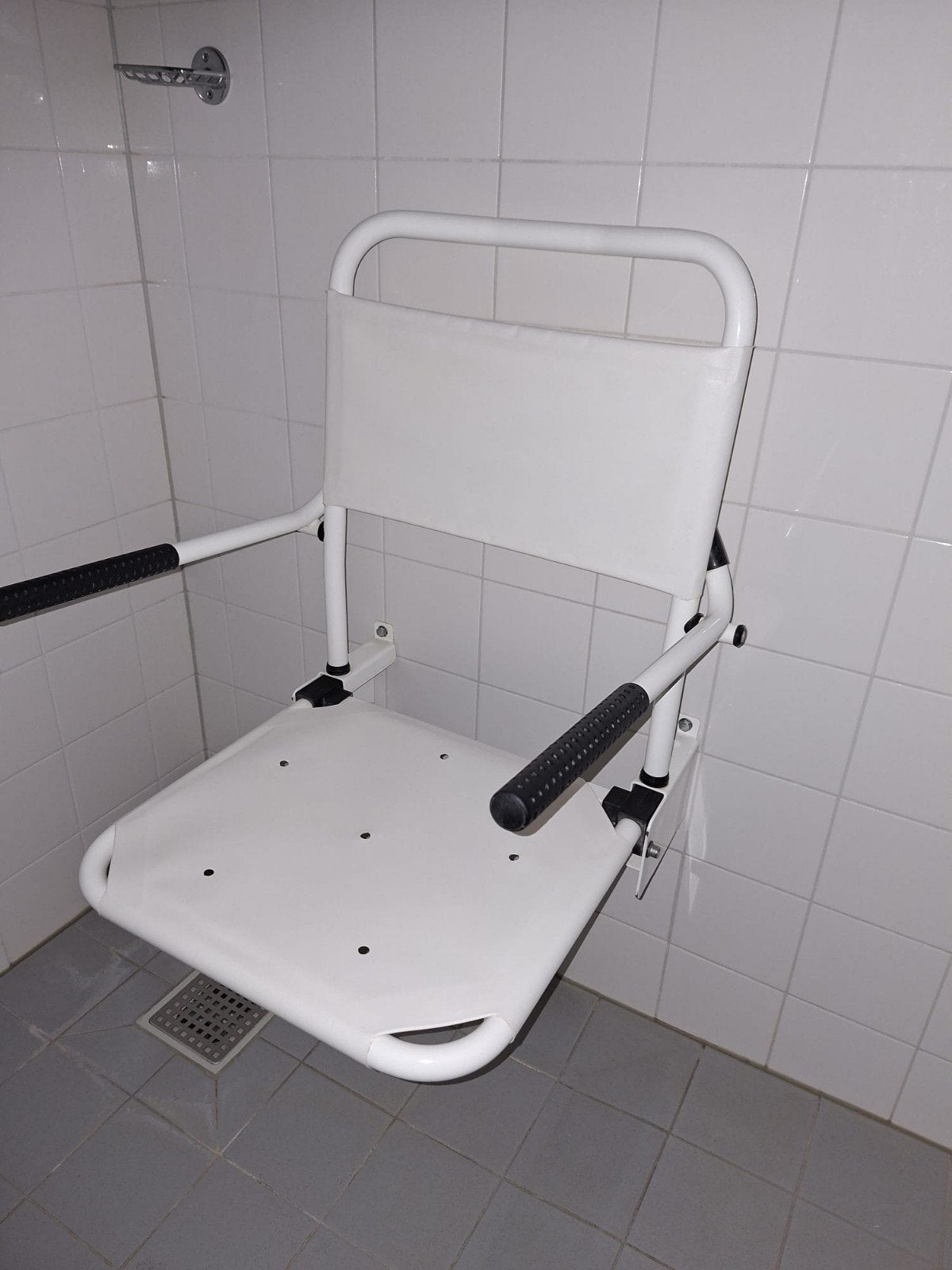 Douchestoel inklapbaar, Ophalen