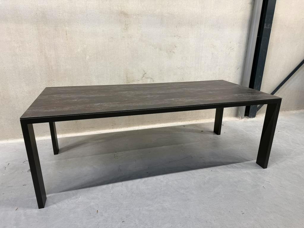 Nieuw Bert Plantagie Edge eettafel Keramiek Blad Tafel 220, Huis en Inrichting, Overige materialen, 50 tot 100 cm, Nieuw, Ophalen of Verzenden