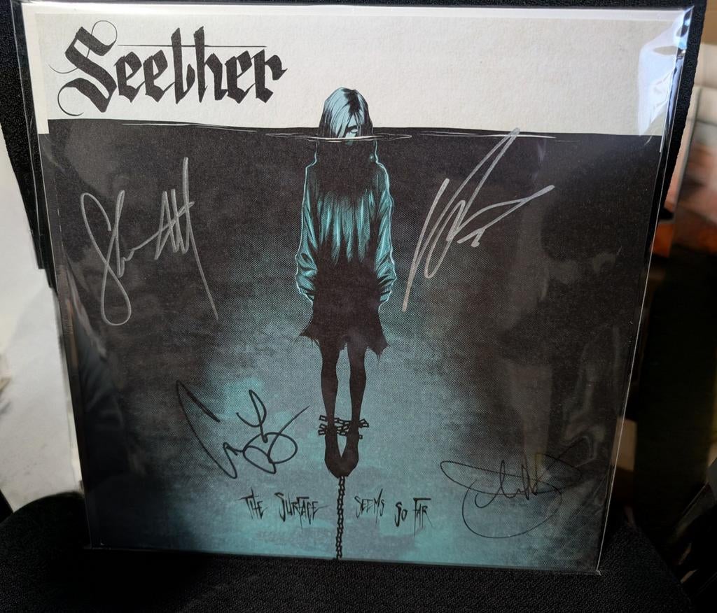 Seether LP gesigneerd | signed, Verzamelen, Ophalen, Cd of Plaat, Gesigneerd