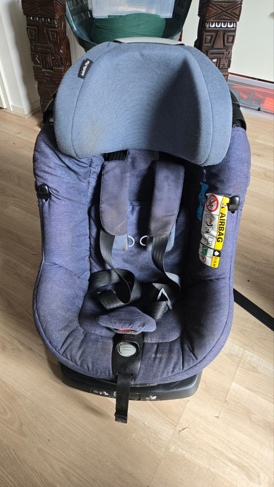 Maxi-Cosi Axxis fix met iso fix, Gebruikt, 0 t/m 18 kg, Ophalen of Verzenden, Isofix