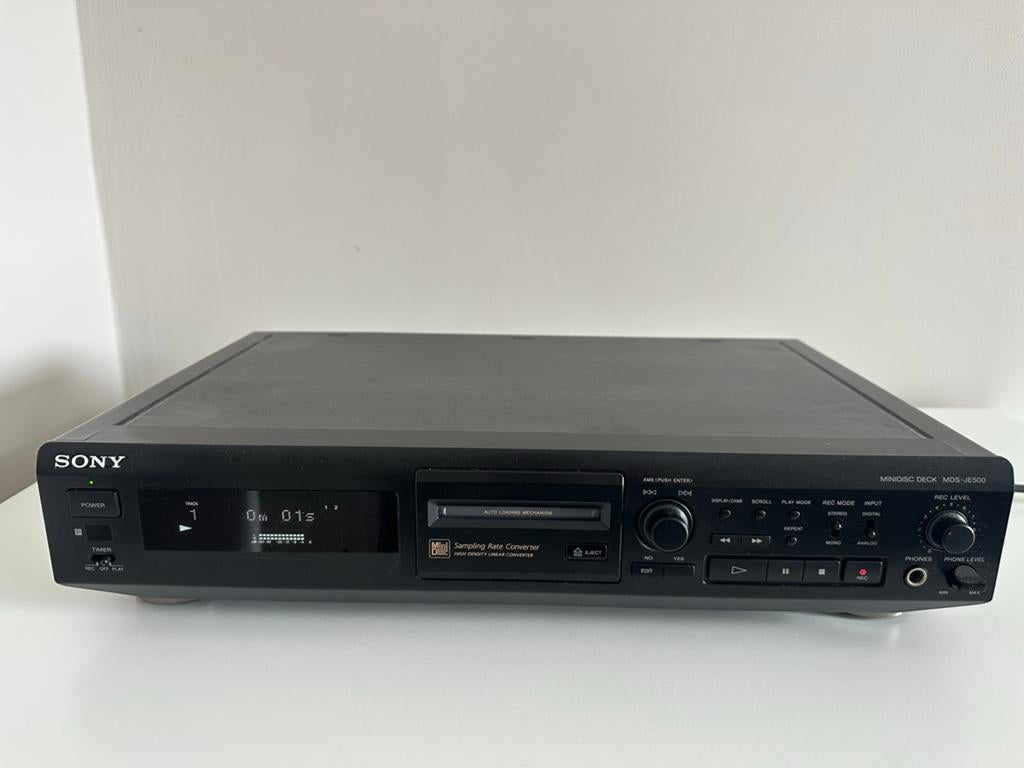 Sony MDS-JE500 Minidisc-recorder - Uitstekende staat, Ophalen, Minidisc-recorder