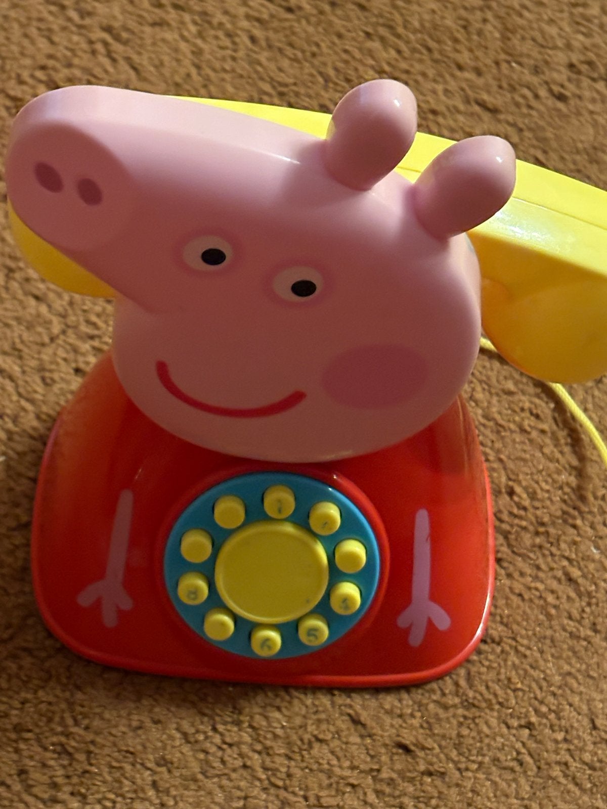 Peppa Pig speelgoedtelefoon, Ophalen of Verzenden, Gebruikt, Jongen of Meisje