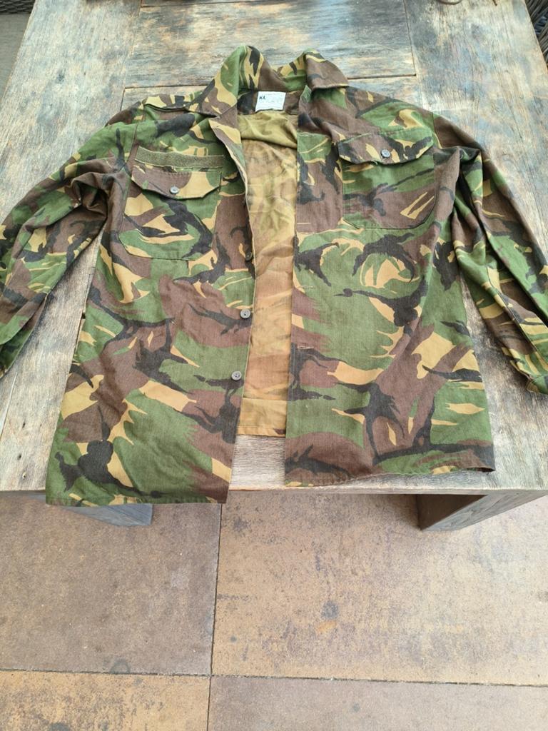 Vintage Camouflage Jas - Nederlandse Defensie, Ophalen of Verzenden, Landmacht, Nederland, Kleding of Schoenen