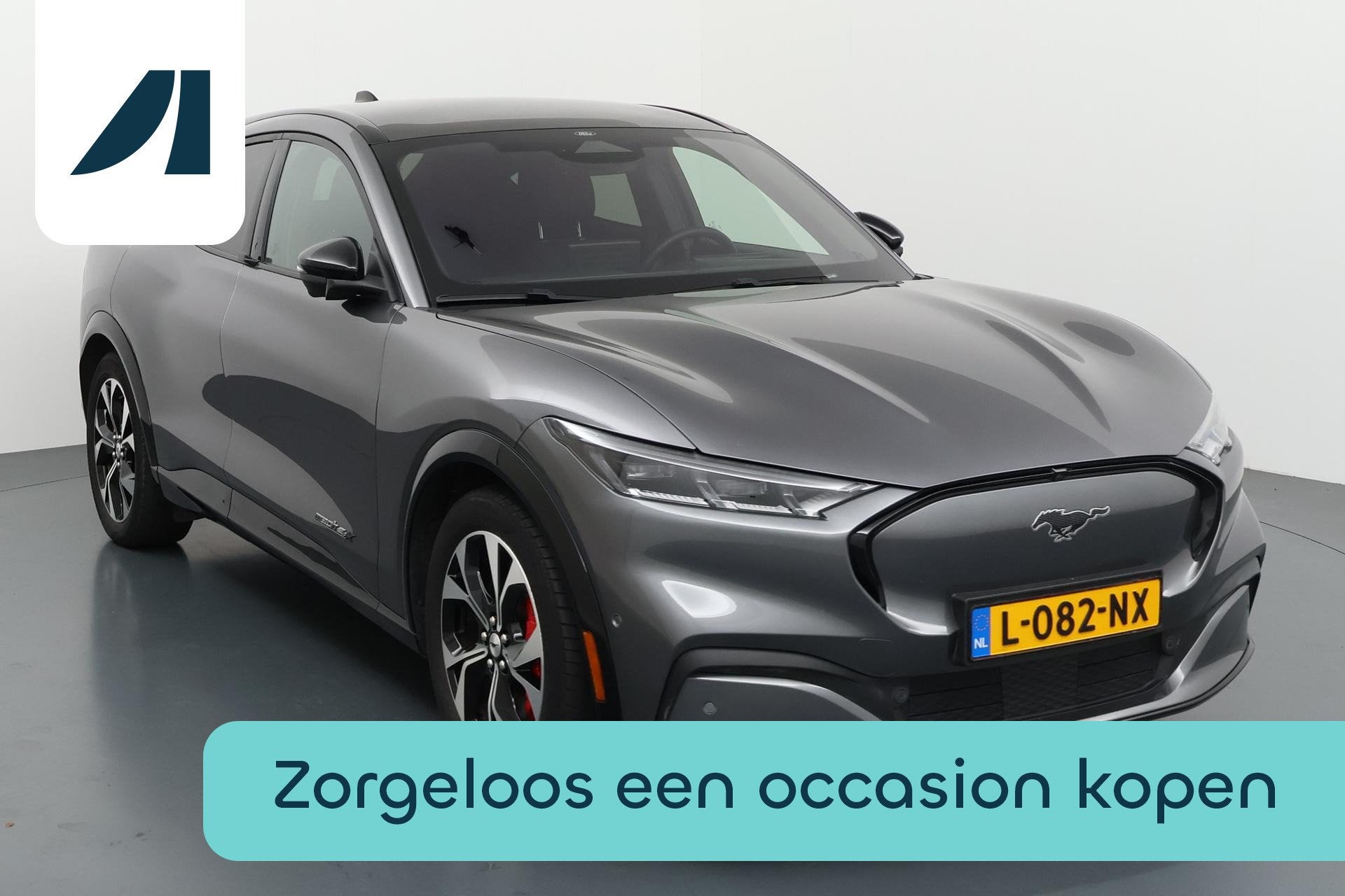 Ford Mustang Mach-E Extended AWD 98 kWh Volledig elektrisch, Automaat, Gebruikt, 750 kg, Origineel Nederlands
