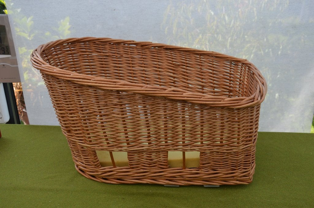 hondenfietsmand Basil Silvolde Holland riet 60 cm / 38 cm, Dieren en Toebehoren, Ophalen of Verzenden, Gebruikt