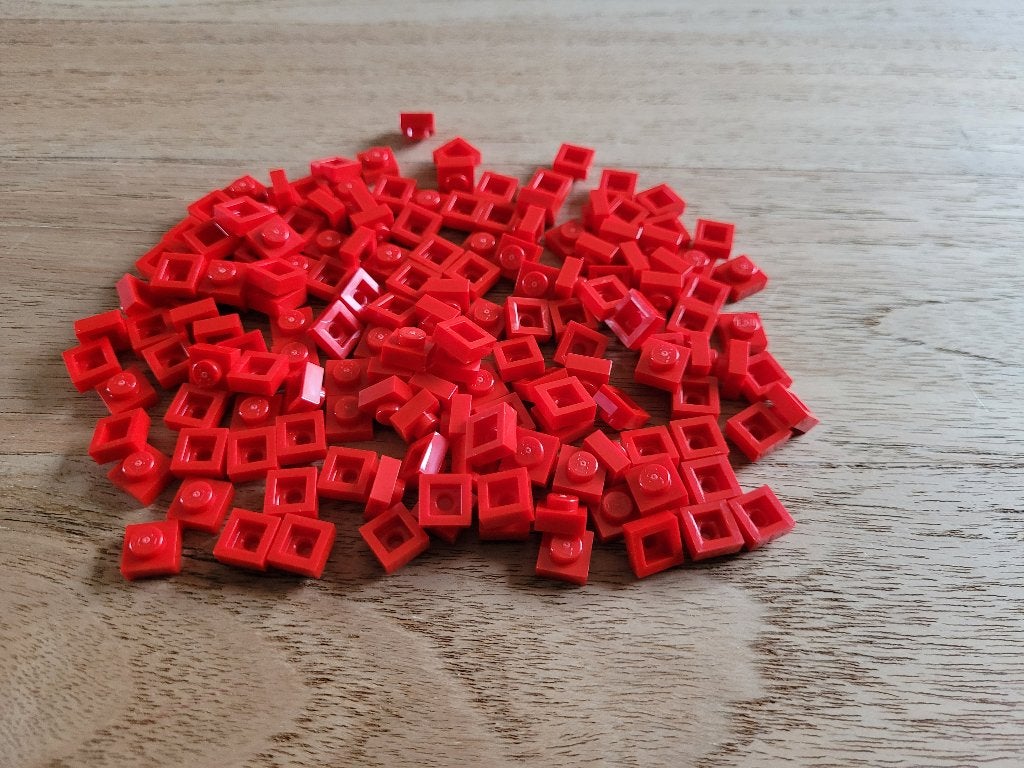 Partij N806=200x Nieuwe Lego plaatjes 1x1 (Meerdere setjes), Lego, Lego, Lego, Nieuw