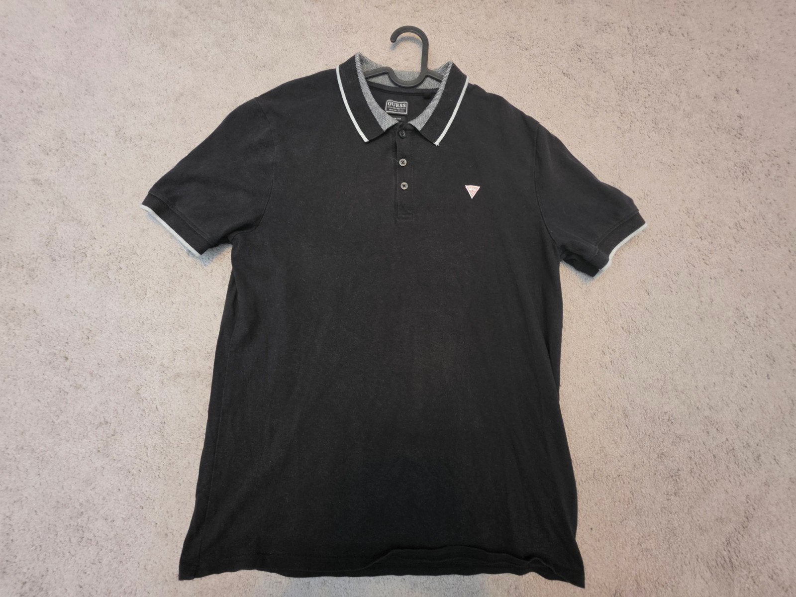 Guess Polo Slim Fit Maat L Zwart, Ophalen, Maat 52/54 (L), Zwart, Guess