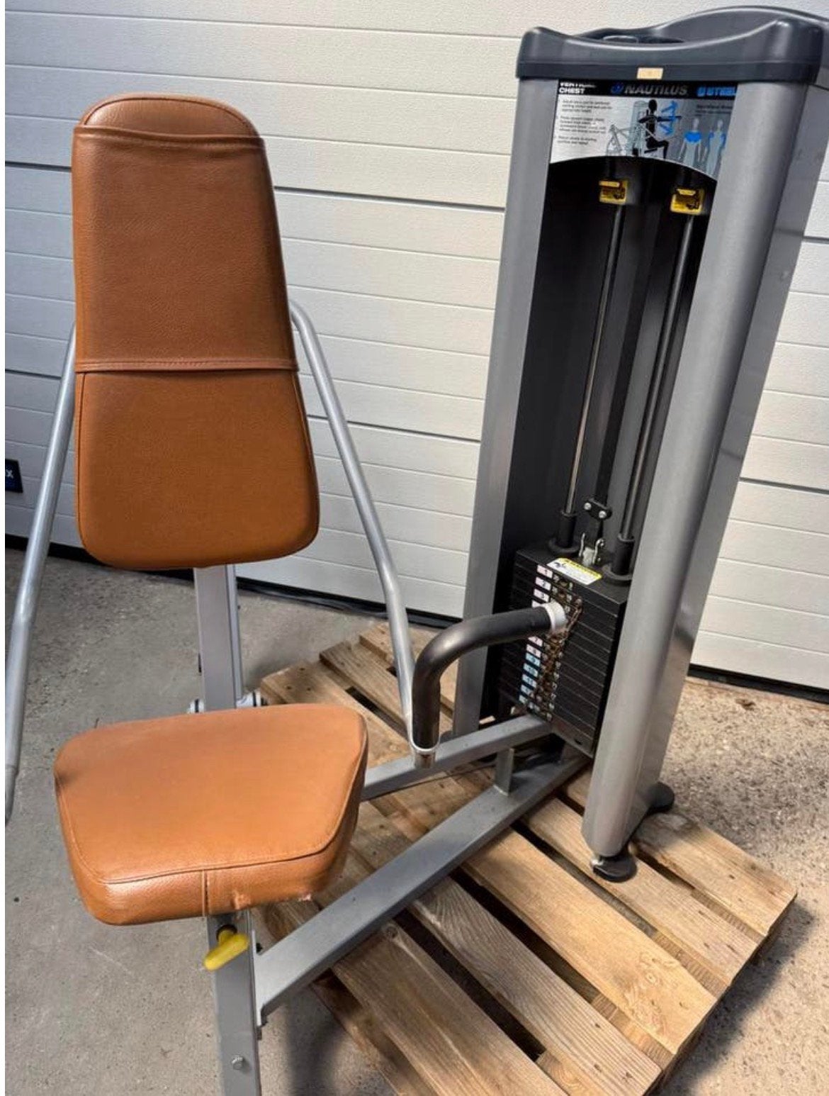 Nautilus Chestpress / Brustpresse/Chest press/steel series, Ophalen, Benen, Gebruikt, -