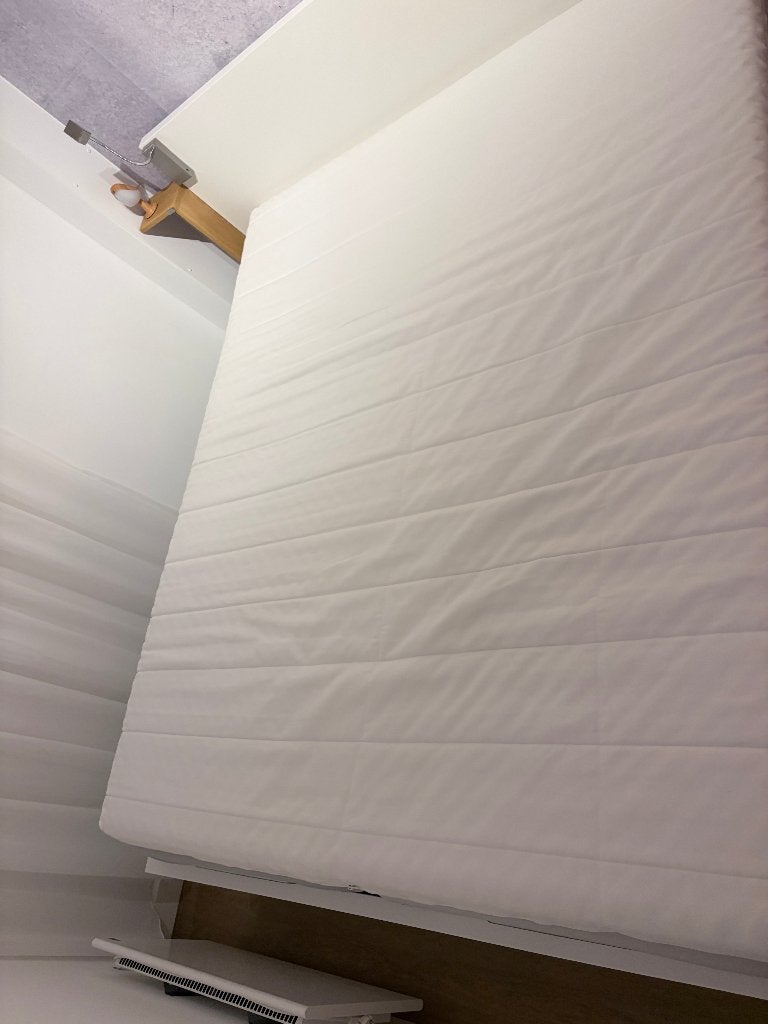 IKEA matras + topper 160x200 cm, Tweepersoons, Ophalen of Verzenden, Zo goed als nieuw, Matras
