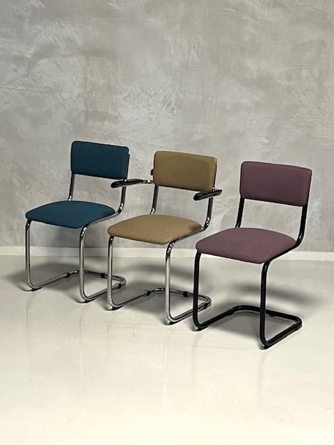 Retro sledestoelen nieuw projectstoel vergaderstoel prijs ps, Overige kleuren, ., Overige materialen, Vintage