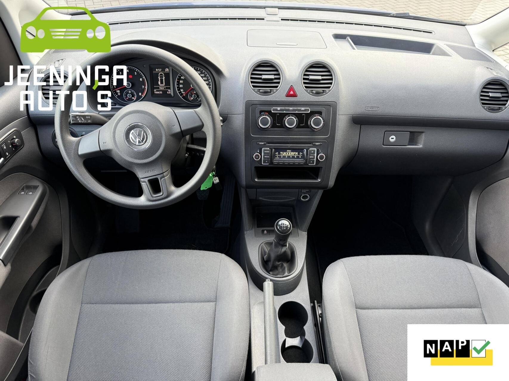 Volkswagen Caddy Combi 1.2 TSI Trendline|Airco|Cruise|Trekha, Auto's, Voorwielaandrijving, Euro 5, Stof, Gebruikt