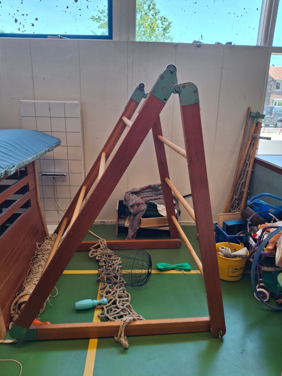 Houten klimrek voor kinderen, Ophalen of Verzenden, Gebruikt