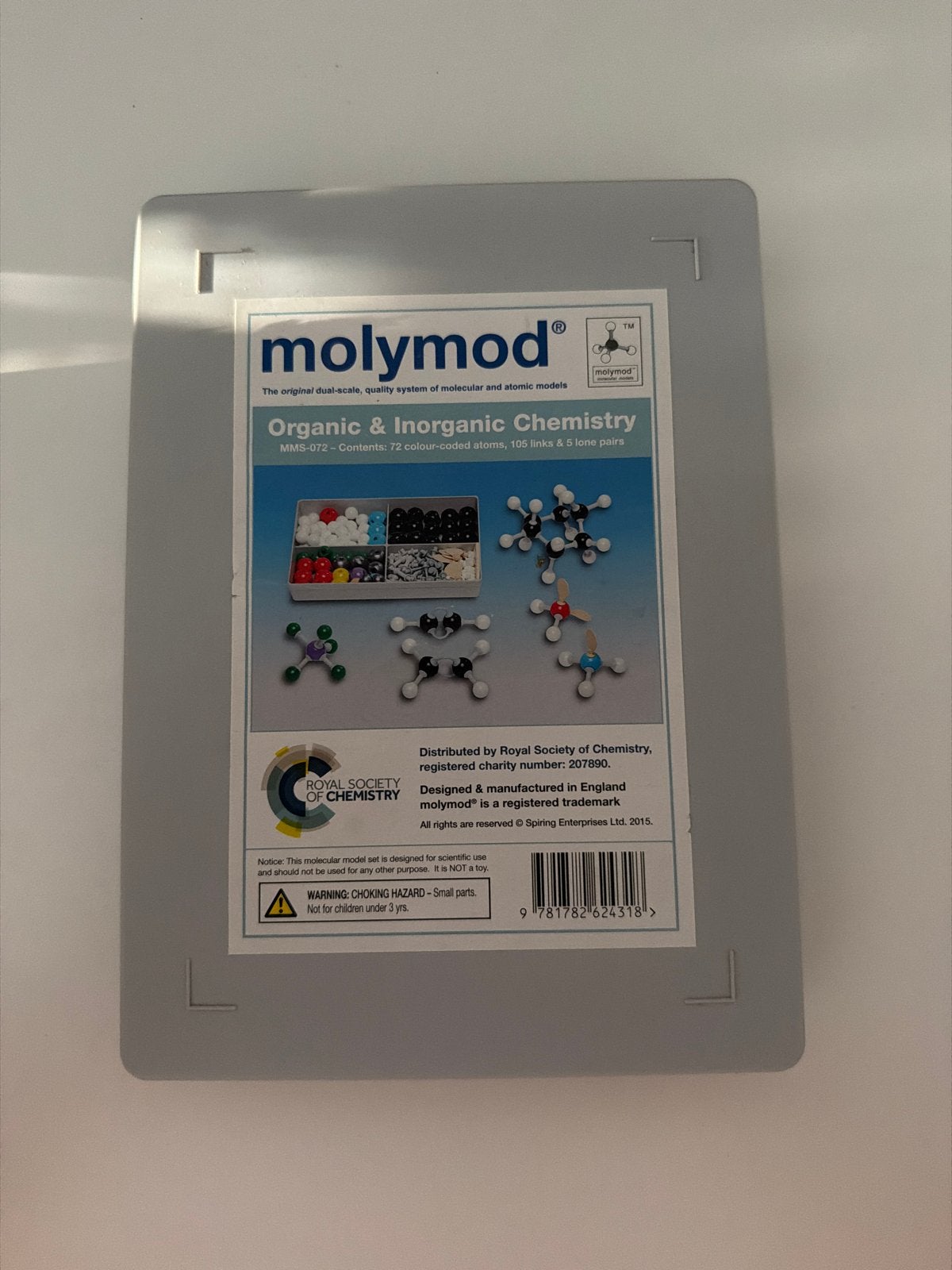 Molymod Organische & Anorganische Chemie Modelset, Overige thema's, Meerkleurig, Ophalen of Verzenden, Zo goed als nieuw