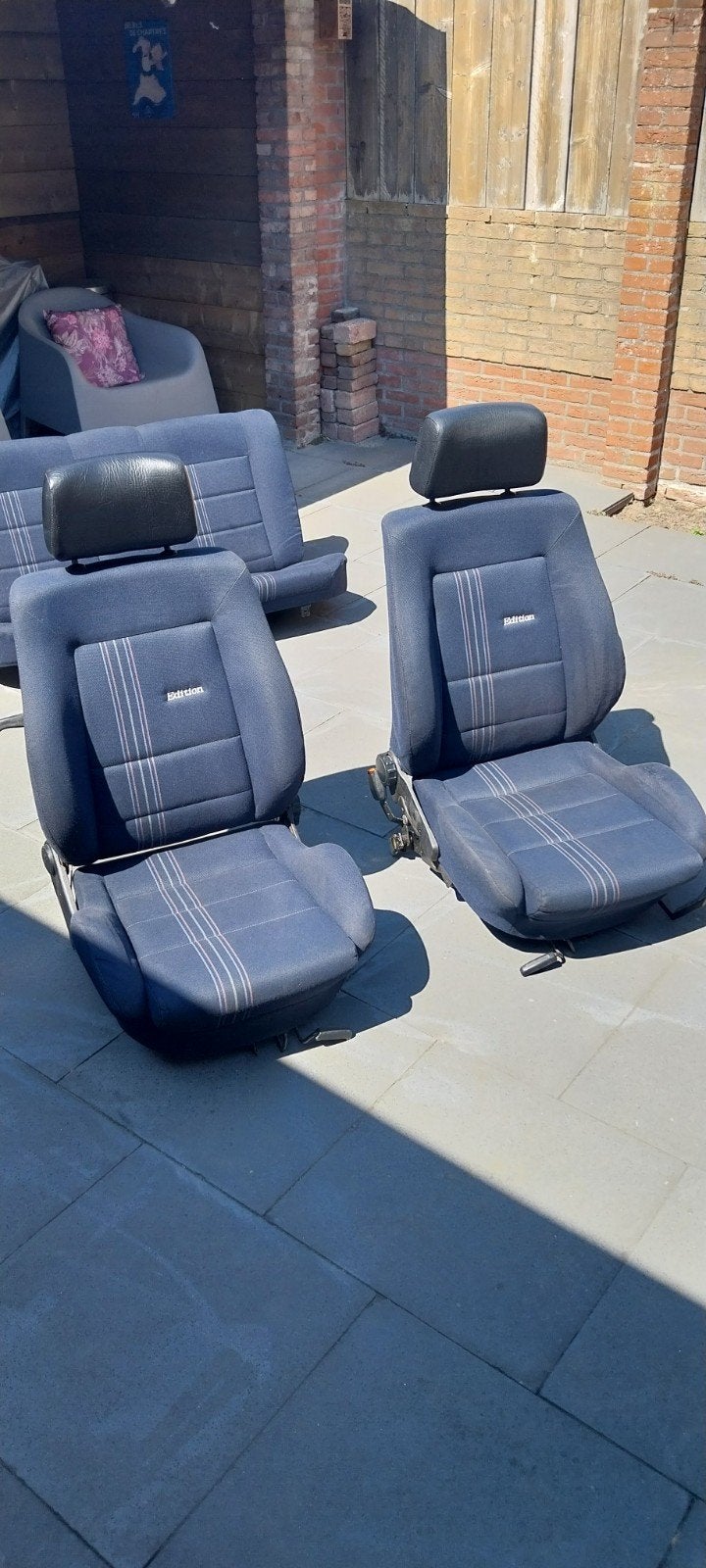 Vw Golf 2 Edition Interieur - Voorstoelen en Achterba, Auto-onderdelen, Interieur en Bekleding, Ophalen, Gebruikt, Volkswagen
