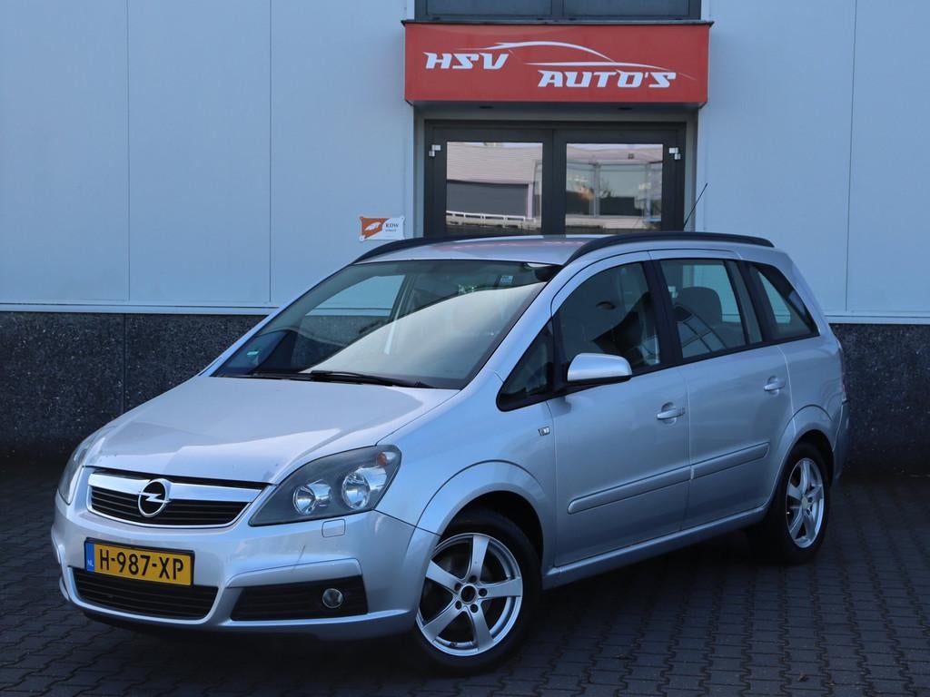 Opel Zafira 1.8 Executive 7 persoons LM airco *apk 01-2027*, Gebruikt, 4 cilinders, Elektrische ramen, 750 kg