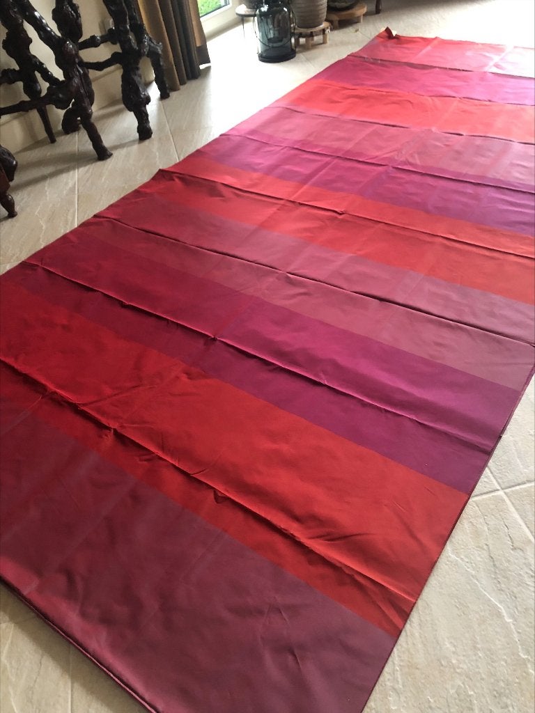 2 coupons stof, 120 cm of meer, Ophalen of Verzenden, Polyester, Rood