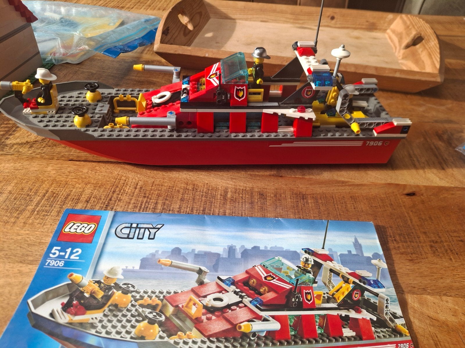 Lego brandweerboot, Lego, Compleet, Ophalen of Verzenden, Complete set