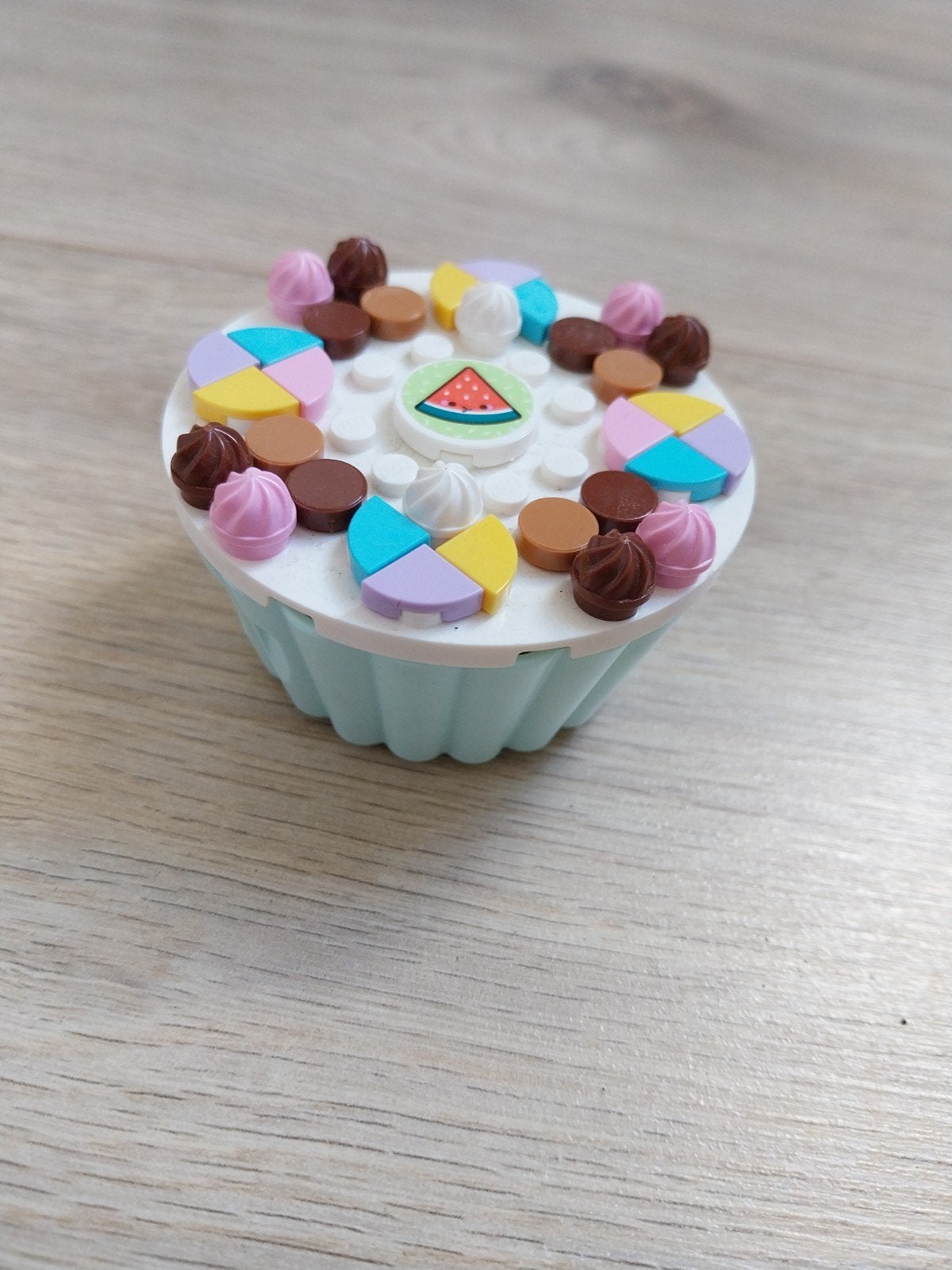 Leuk cupcakebakje met inhoud, Ophalen of Verzenden