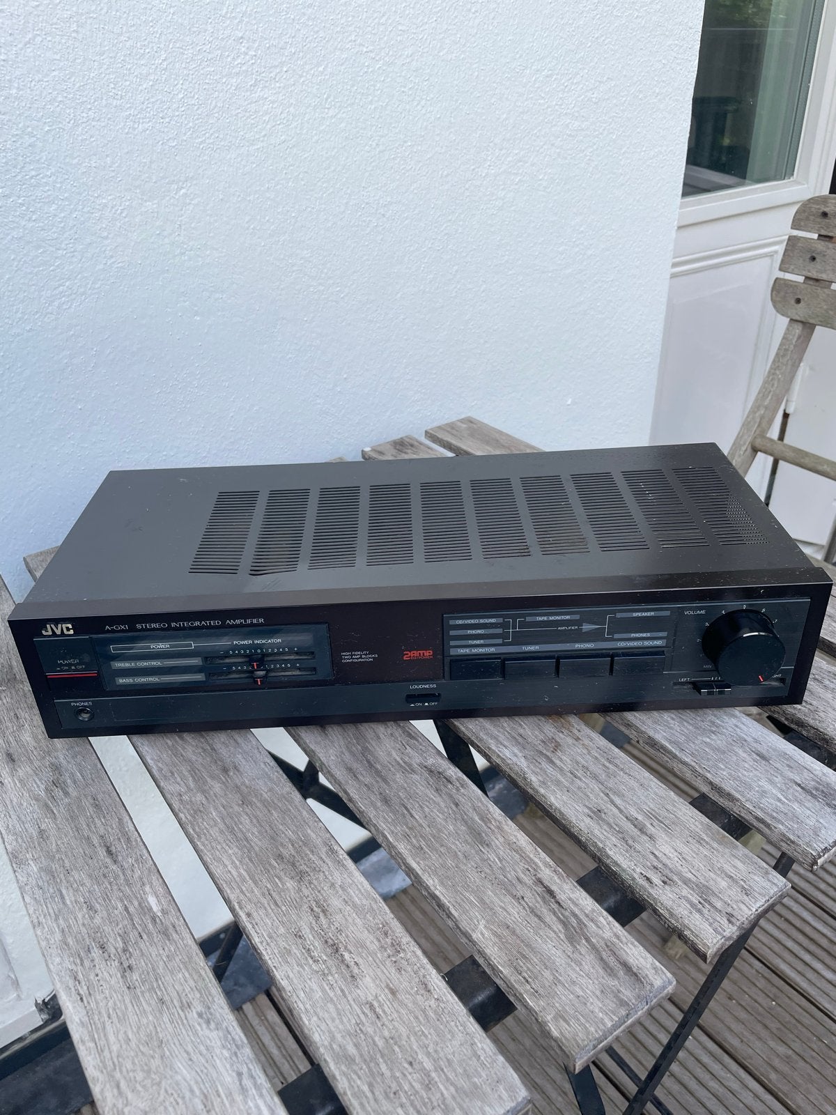 JVC A-X200 Stereo Geïntegreerde Versterker, Gebruikt, JVC, Ophalen of Verzenden, Minder dan 60 watt