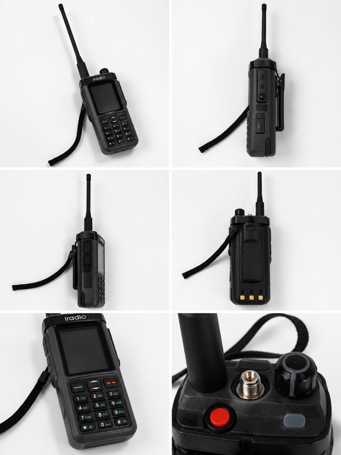 Iradio Portofoon - Compact en Betrouwbaar, Ophalen of Verzenden, Zo goed als nieuw, Portofoon of Walkie-talkie, Met broekklem
