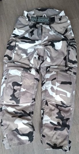 Stoere, stevige camouflage cargo motorbroek maat M, Spear, Dames, Ophalen of Verzenden, Broek | textiel