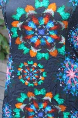 Jurk zwart/ kleur Desigual mt 40 vaste prijs OPRUIMING, Maat 38/40 (M), Zwart, Ophalen of Verzenden, Zo goed als nieuw