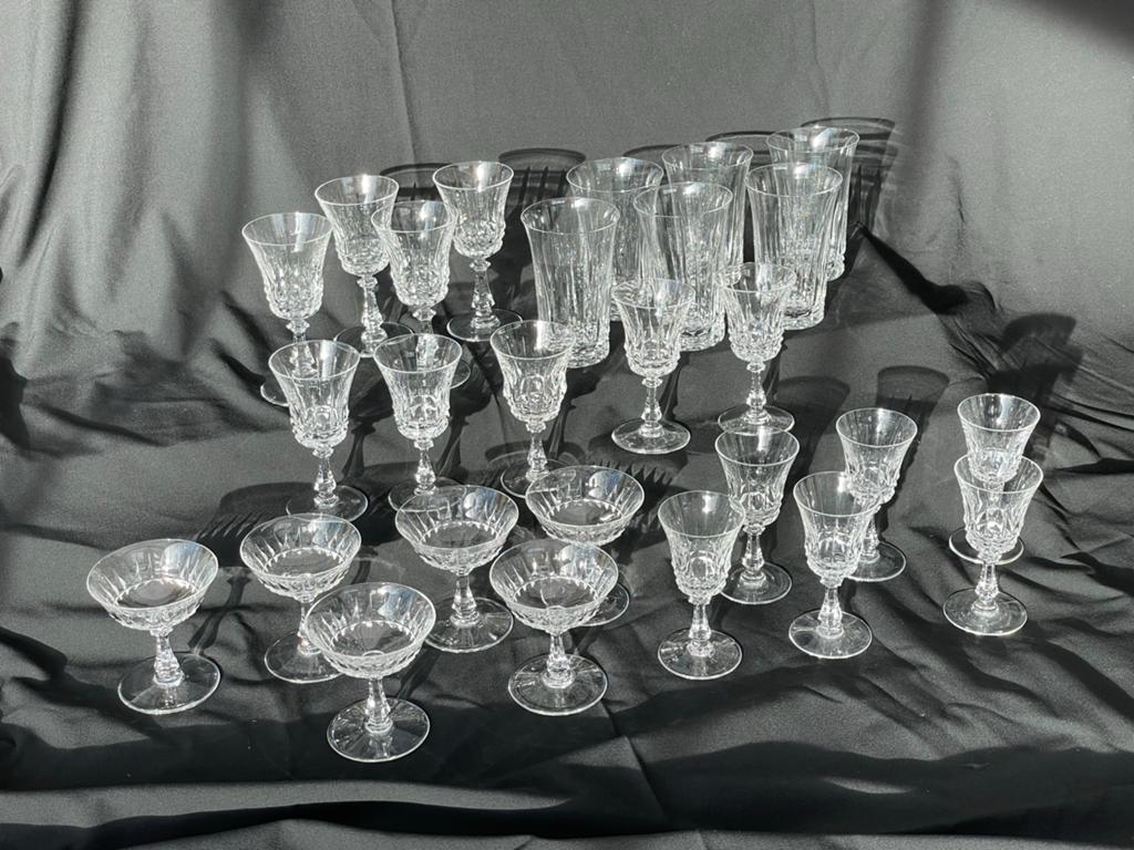 27-delige Vintage Kristallen Set Saint Lambert Glendale, Ophalen