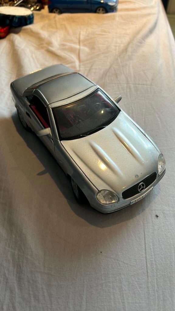 Mercedes slk 230 1/18, Ophalen of Verzenden, Zo goed als nieuw