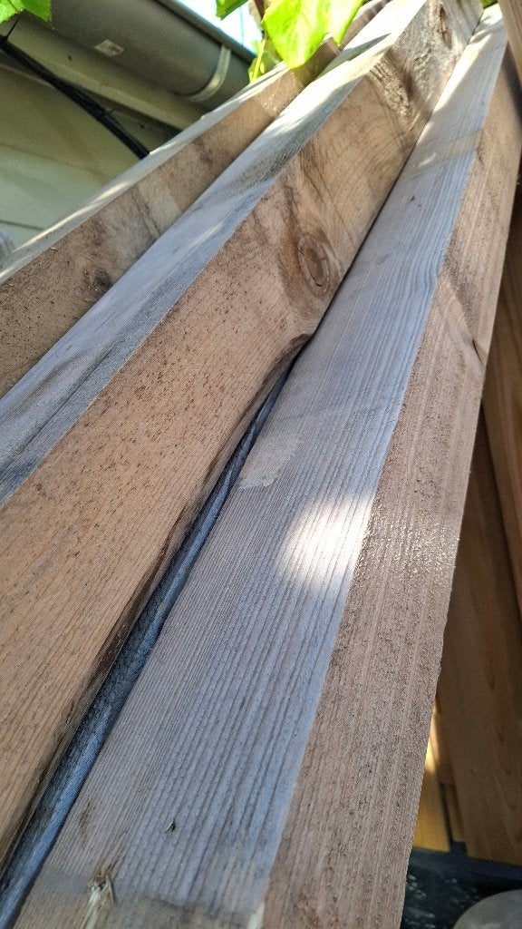 Houten balken 10x10 cm – 160 tot 220 cm, Ophalen, Zo goed als nieuw, Balk, Vuren