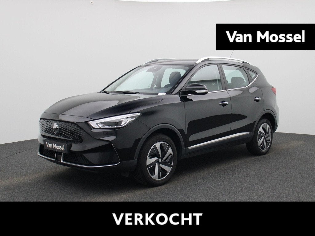 MG ZS EV Standard Range 50kWh Comfort | Navi | Camera | CarP, Auto's, MG, 12 maanden, Stof, ZS, Zwart