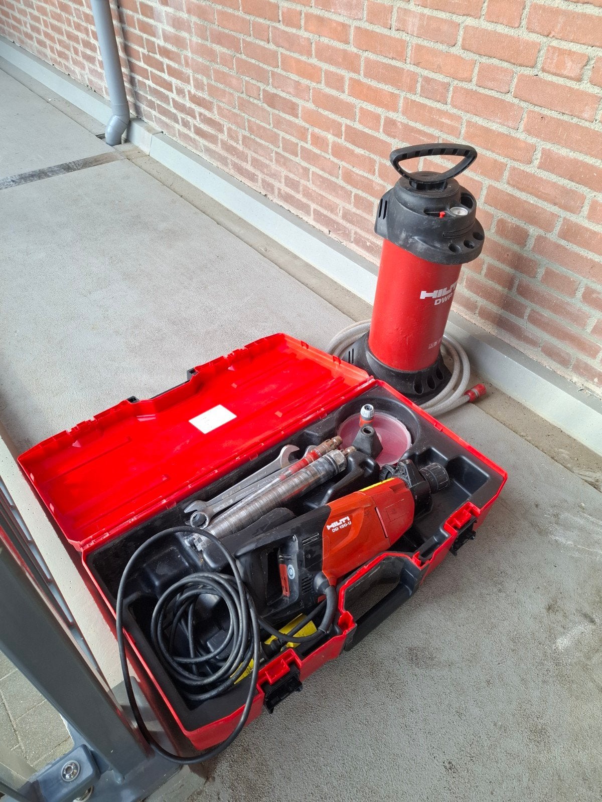 Hilti Diamantboormachine DD 150 U., Ophalen of Verzenden, Zo goed als nieuw