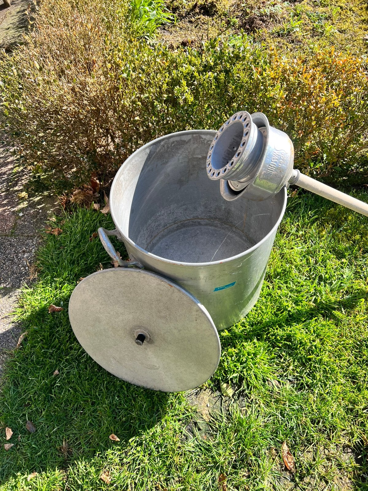 ‘Der Super waschling’ stamper en wastobbe, Ophalen, Zo goed als nieuw