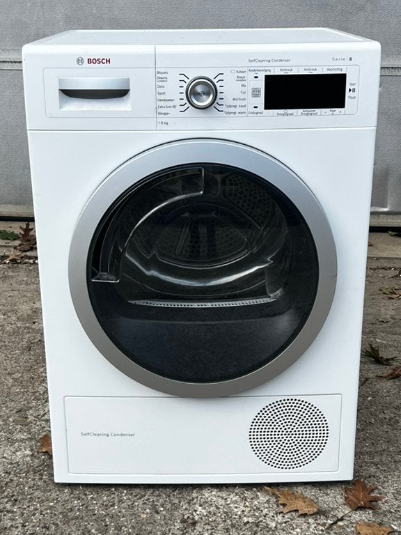 Bosch Serie | 8 Selfcleaning Condenser Droger, 6 tot 8 kg, Ophalen, Zo goed als nieuw, 85 tot 90 cm