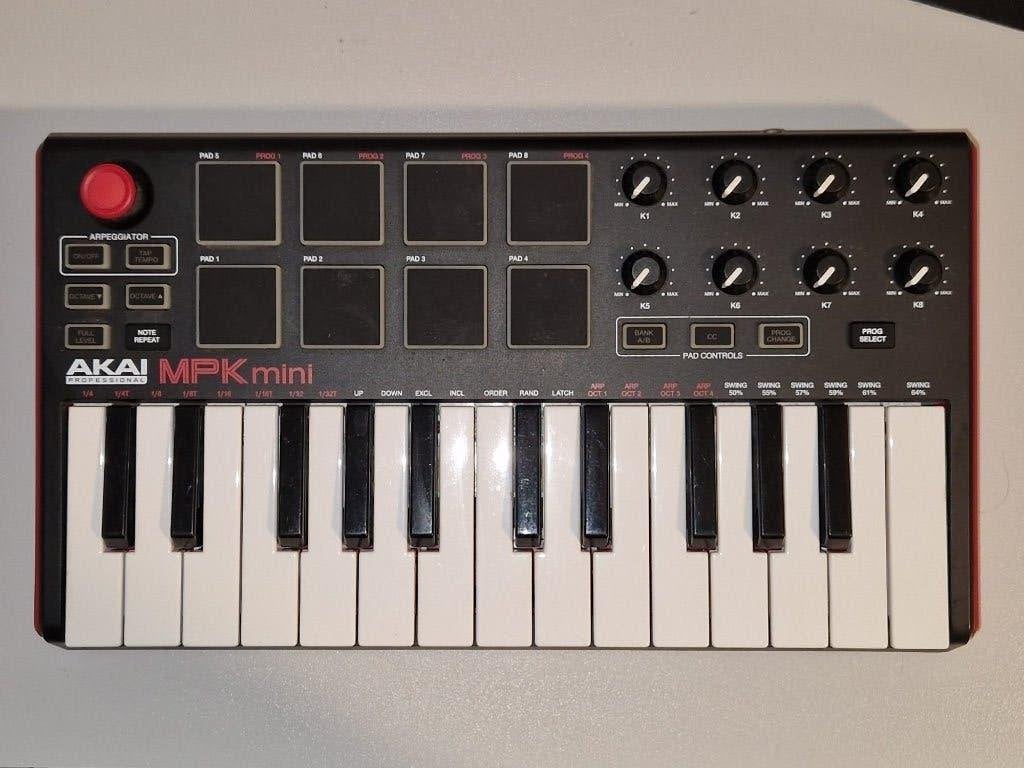 Akai MPK Mini MK2 USB MIDI Keyboard | Zo goed als nieuw, Ophalen, Zo goed als nieuw