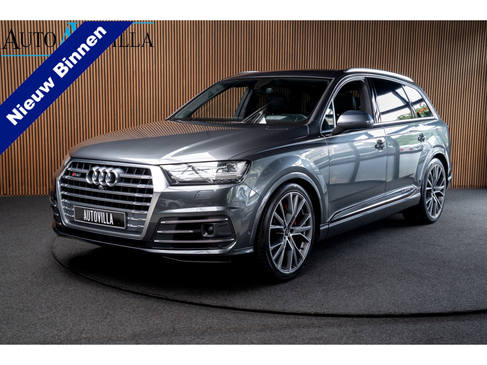Audi Q7 4.0 TDI SQ7 quattro Pro Line + 7p Bang&Olufson Nacht, Automaat, Dealer onderhouden, Gebruikt, 7 stoelen