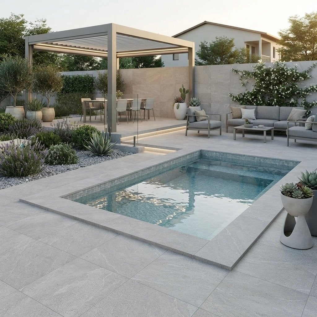 Terras Tegel Cortina Fumo 900x900x20mm voorraad, Italie, Keramiek, Nieuw, Ophalen of Verzenden