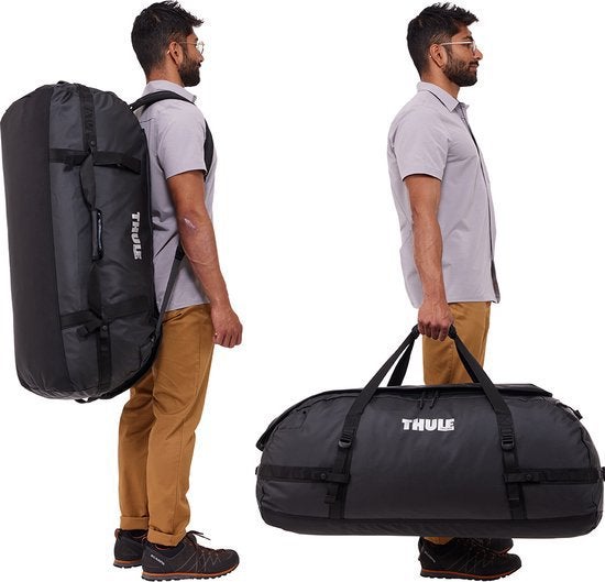 Thule Chasm 130L Duffel/Reistas – Waterafstotend – Zwart, Ophalen of Verzenden, Zo goed als nieuw, Zwart, 30 cm of meer